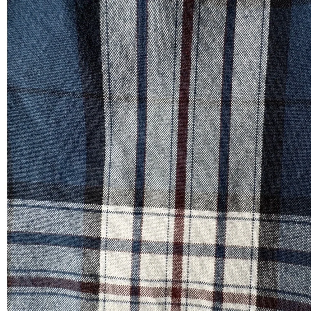 American Eagle Outfitters Mens Blue Plaid Classic Length Shorts Size 30